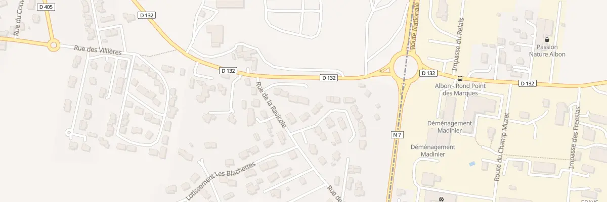 Plan du 4 Lot Les Villieres à Andancette