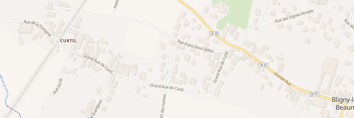 Plan du 4 All des Vergers à Bligny-lès-Beaune