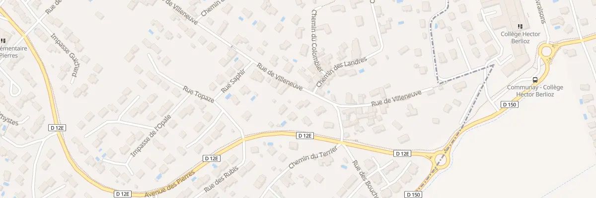 Plan du 53 Rue de Villeneuve à Ternay