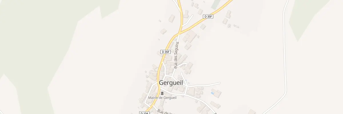 Plan du 6 Rue de la Barrière à Gergueil