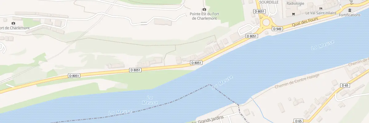Plan du 19 Quai du Fort de Rome à Givet