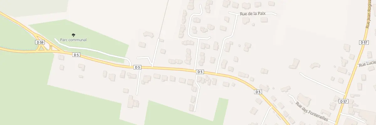 Plan du 1 Rue des Longues Roies à Vivier-au-Court