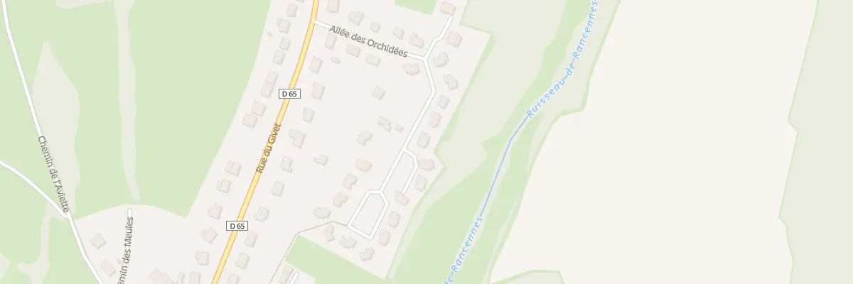 Plan du 6 All Pantagruel à Rancennes