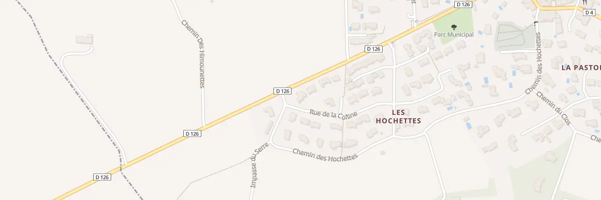 Plan du 5009 Les Hochettes à Espeluche
