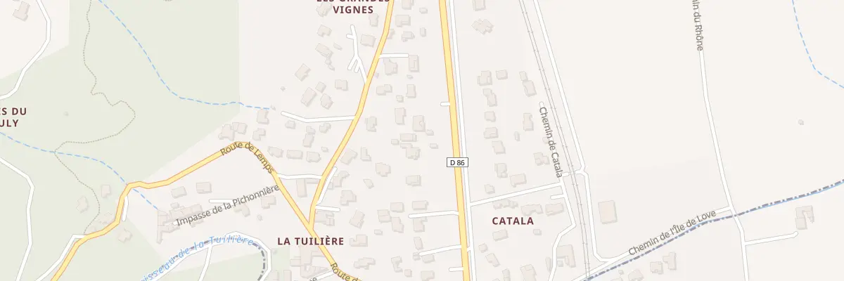 Plan du 249 Rte de Lyon à Lemps