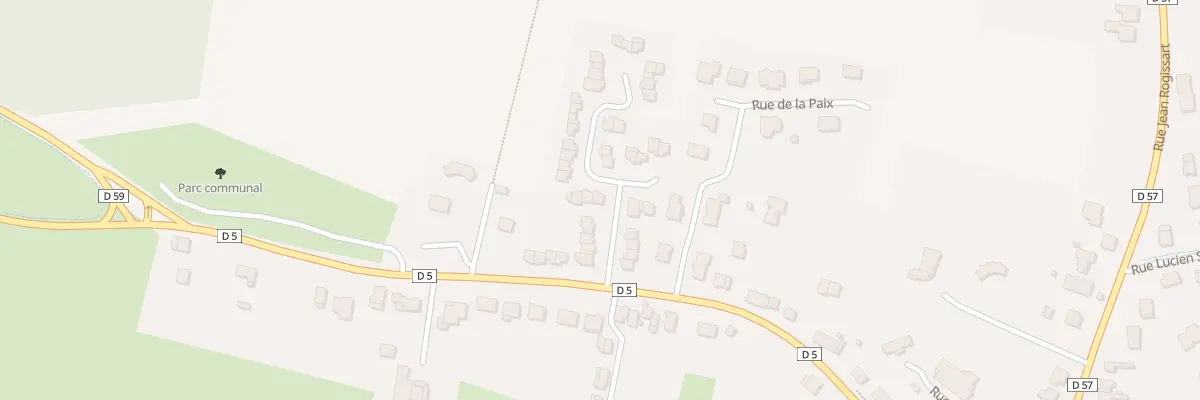 Plan du 5 Rue des Longues Roies à Vivier-au-Court