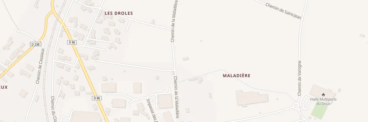 Plan du 21 Che de la Maladière à Saint-Jean-de-Muzols