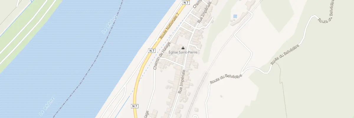 Plan du 42 Rue Impériale à Serves-sur-Rhône