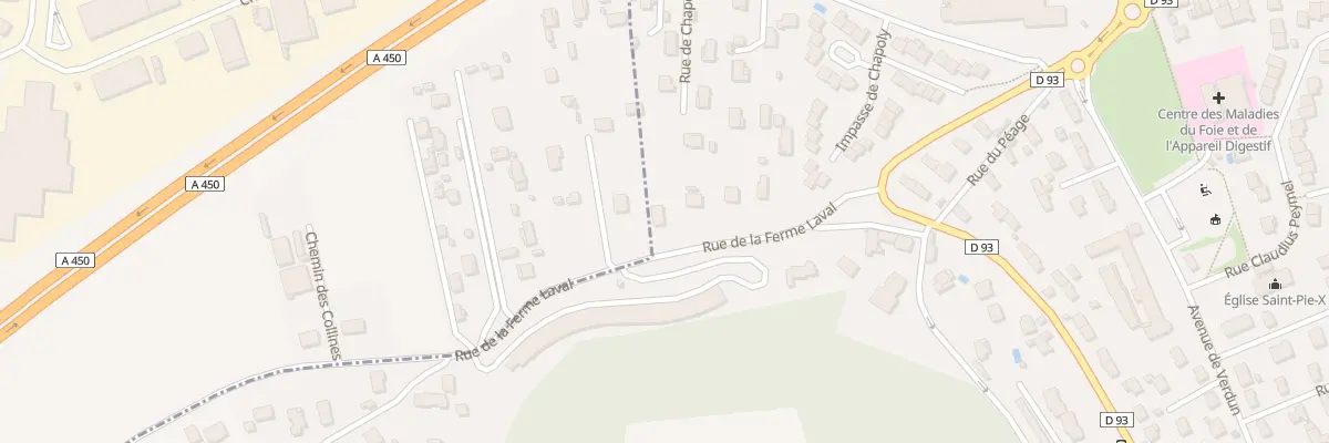 Plan du 20 Rue de la Ferme Laval à Irigny