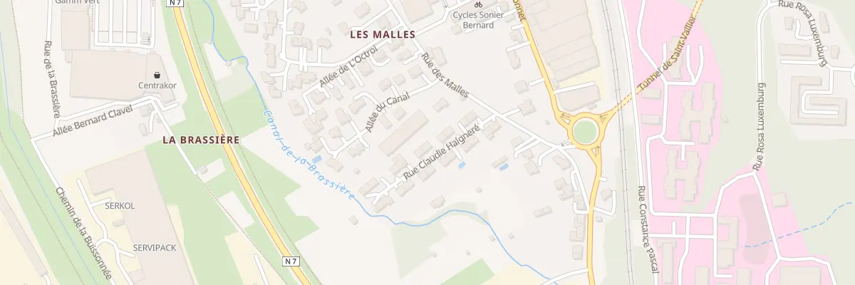 Plan du 70 Rue des Malles à Saint-Vallier