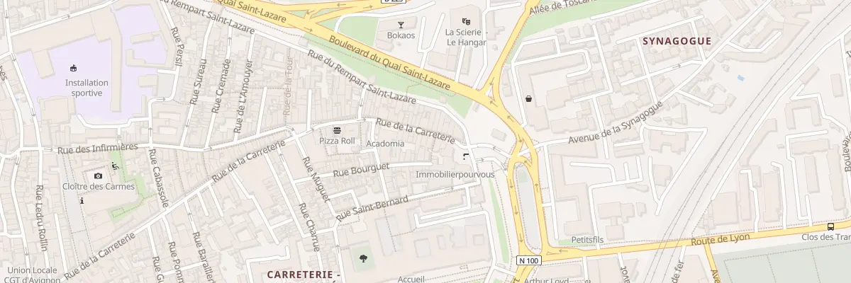 Plan du 156 Rue Carreterie à Avignon