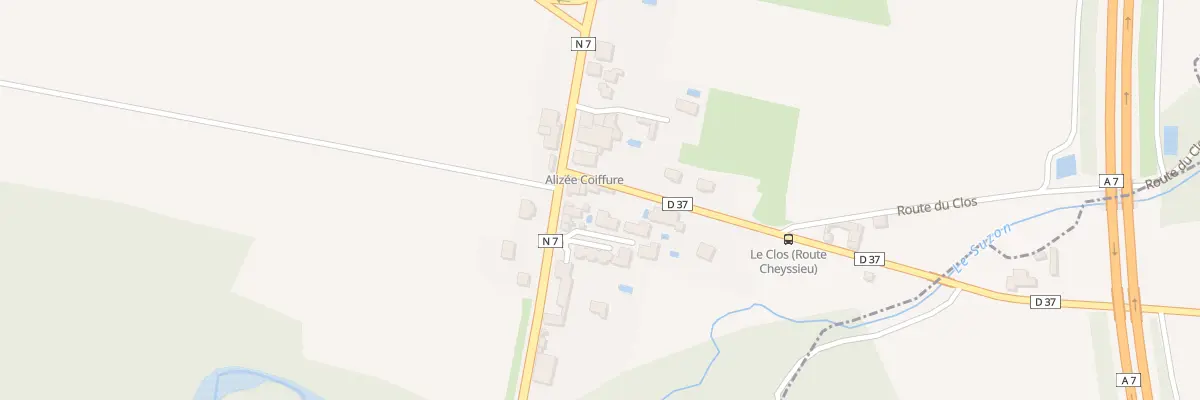 Plan du 5033 Le Colomb à Auberives-sur-Varèze