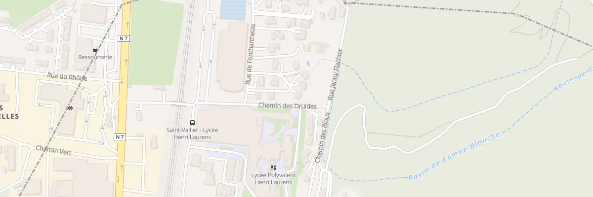 Plan du 4 Rue Pierre et Marie Curie à Saint-Vallier