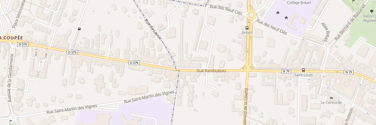 Plan du 166 Rue Rambuteau à Mâcon