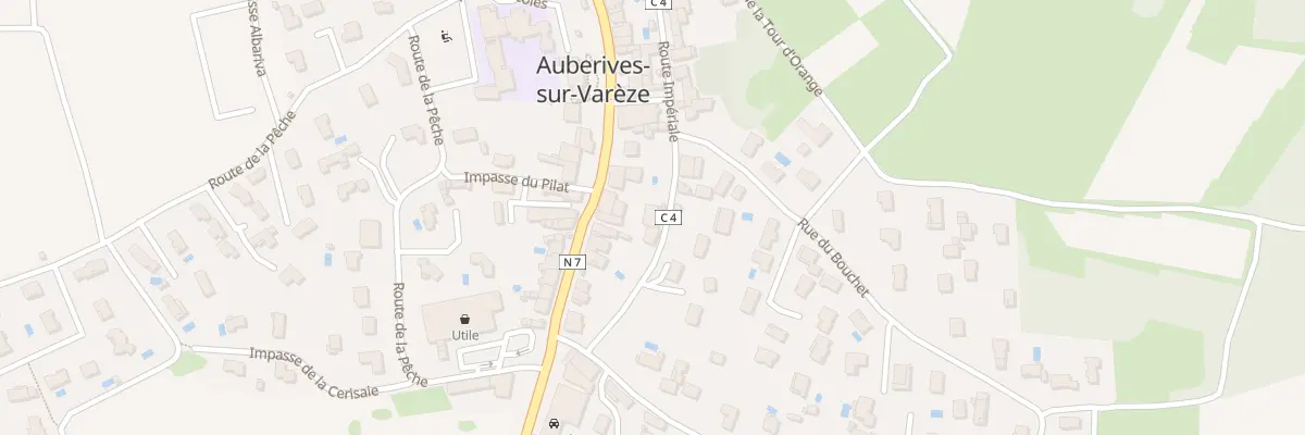 Plan du 774 Rte Impériale à Auberives-sur-Varèze