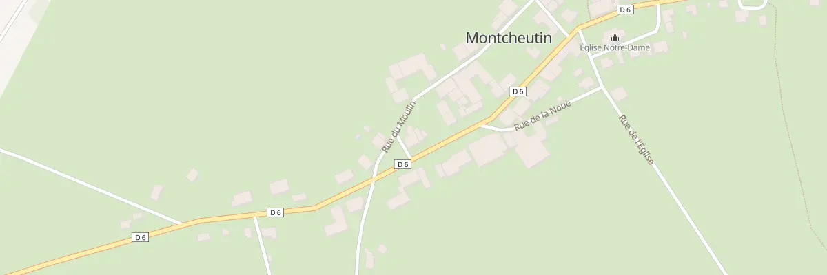 Plan du 20 Av G. Clemenceau à Montcheutin