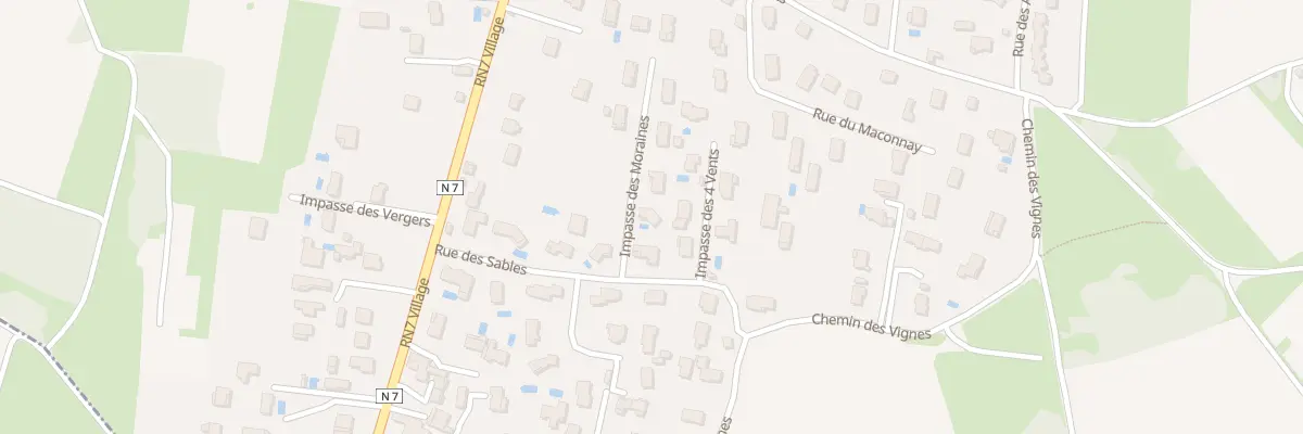 Plan du 147 Rue des Sables à Auberives-sur-Varèze