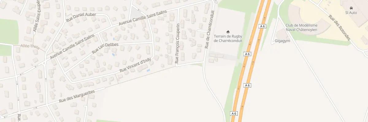 Plan du 19 Rue de Francois Couperin à Châtenoy-le-Royal