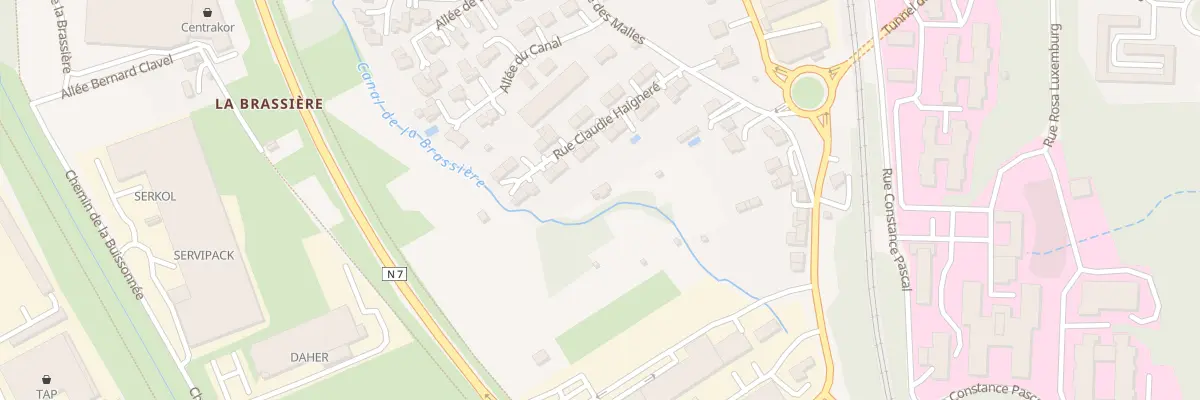 Plan du 108A Rue des Malles à Saint-Vallier