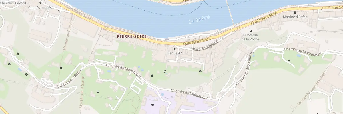 Plan du 43A Quai Pierre Scize à Lyon 9e Arrondissement