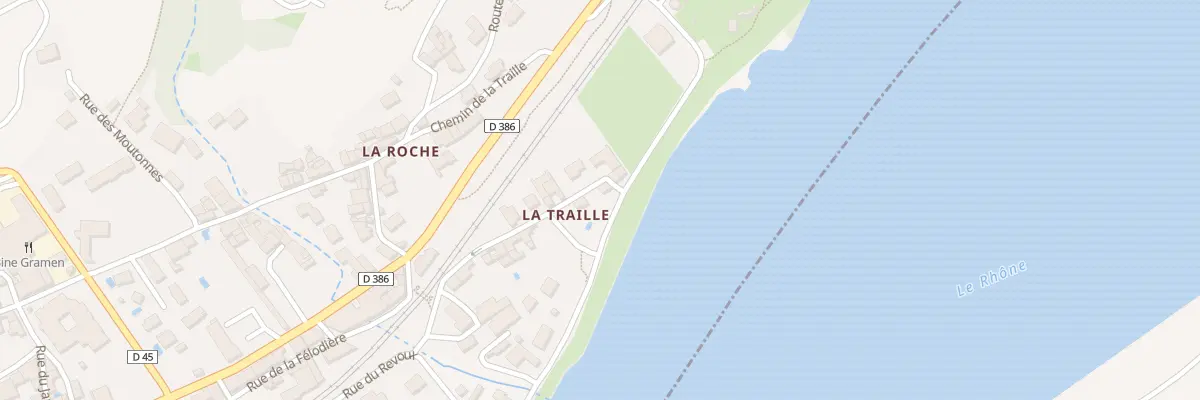 Plan du 21 Che du Bac à Ampuis
