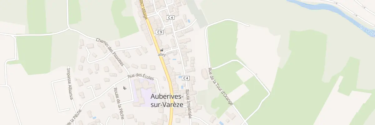 Plan du 565 Rte Impériale à Auberives-sur-Varèze