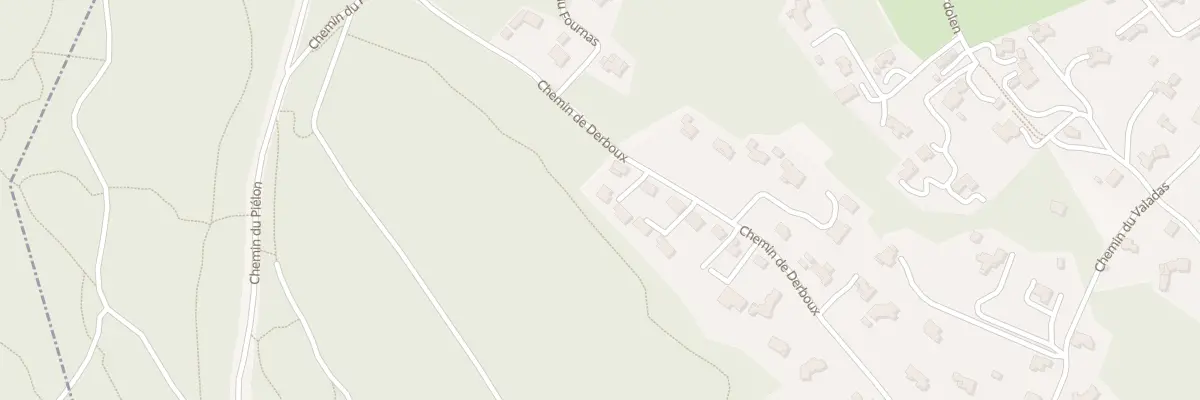 Plan du 13 Che du Derboux à Rochegude