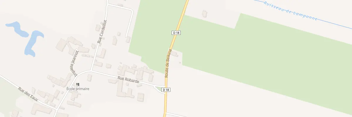 Plan du 2 Rte de Beaune à Tailly