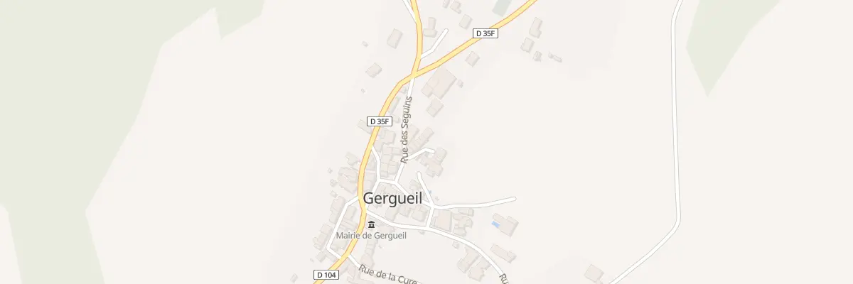 Plan du 7 Imp du Verger à Gergueil