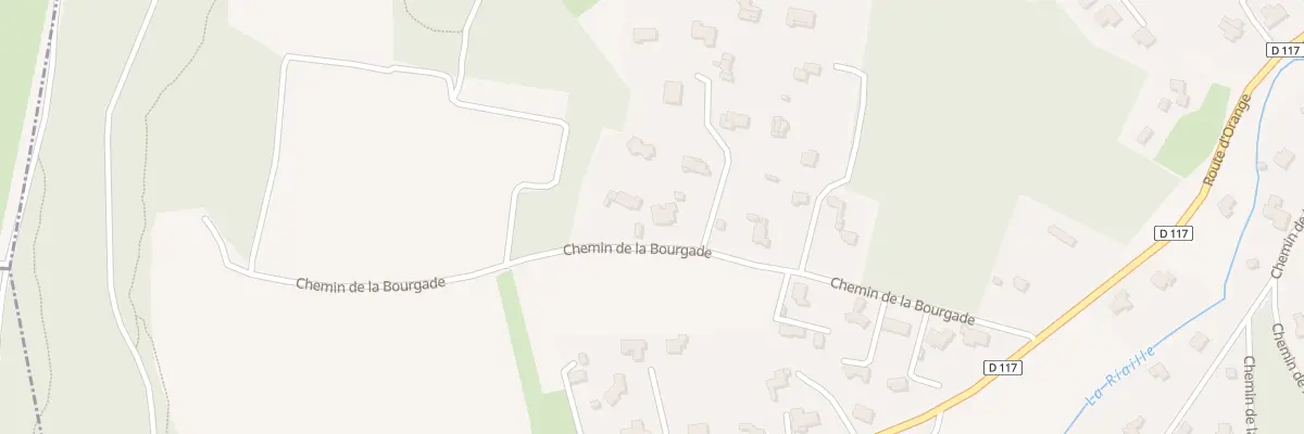 Plan du 5486 La Bourgade à Rochegude