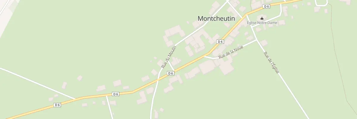 Plan du 18 Av G. Clemenceau à Montcheutin