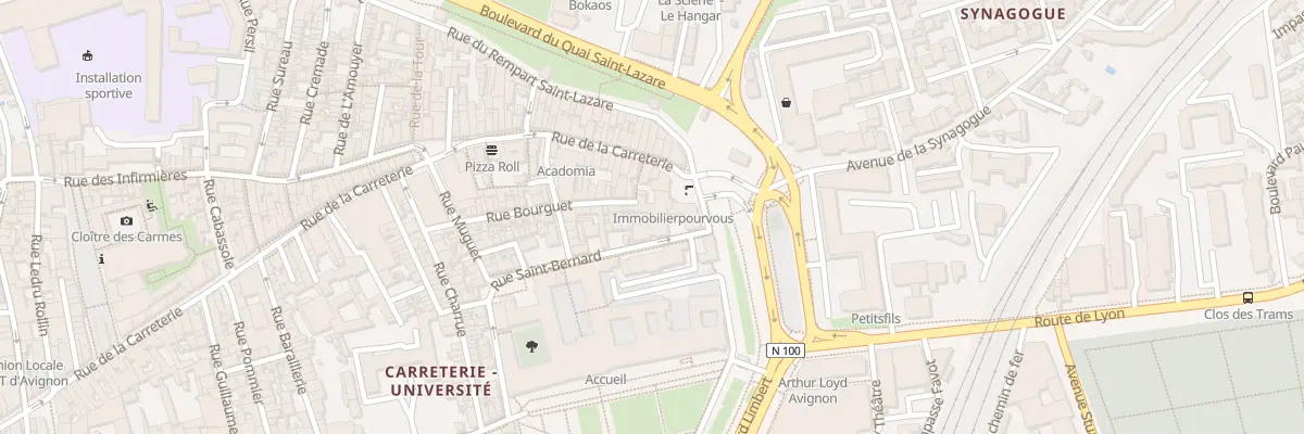 Plan du 166 Rue Carreterie à Avignon