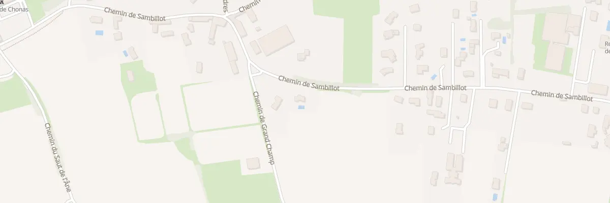 Plan du 424 Che de Sambillot à Chonas-l’Amballan