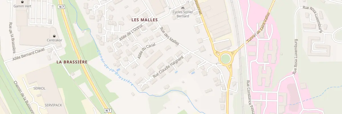 Plan du 66 Rue des Malles à Saint-Vallier