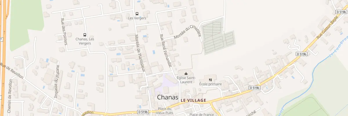 Plan du 4 Rue René Fernandat à Chanas