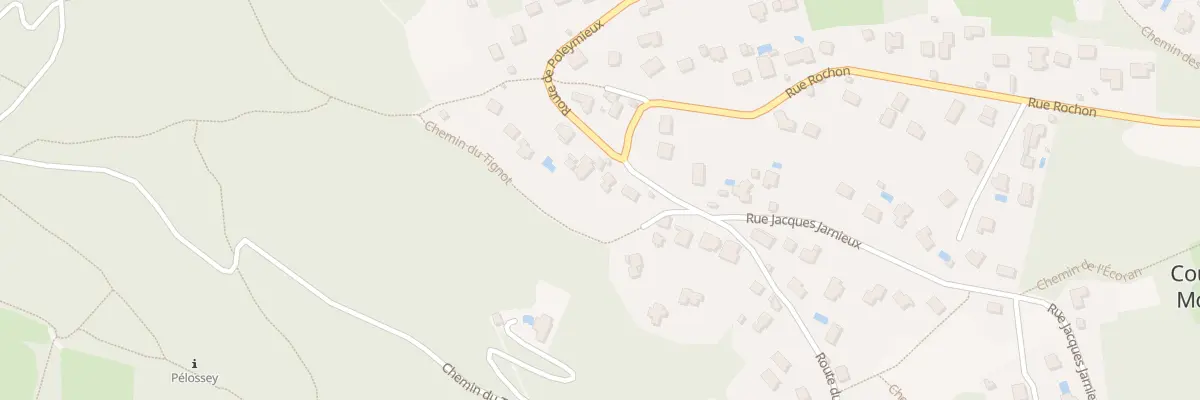 Plan du 1 Rte de Poleymieux à Couzon-au-Mont-d’Or
