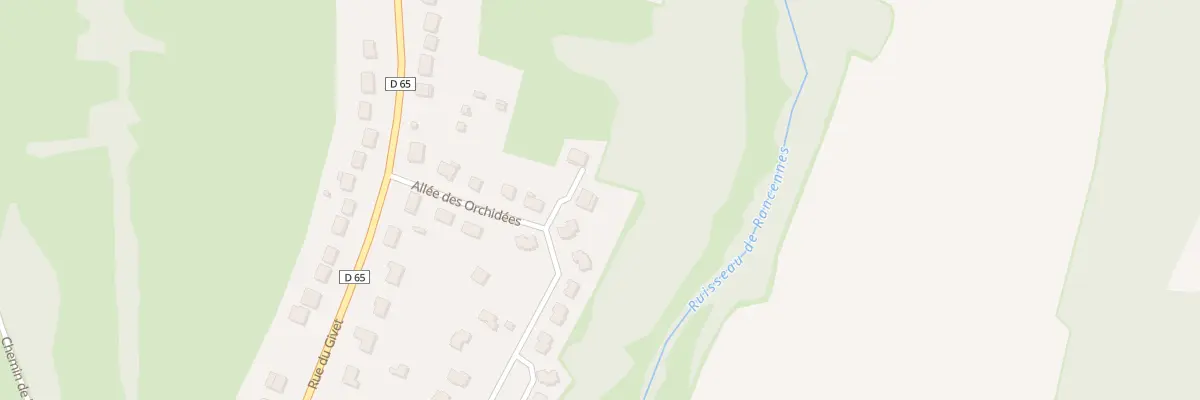 Plan du 9 All des Orchidees à Rancennes