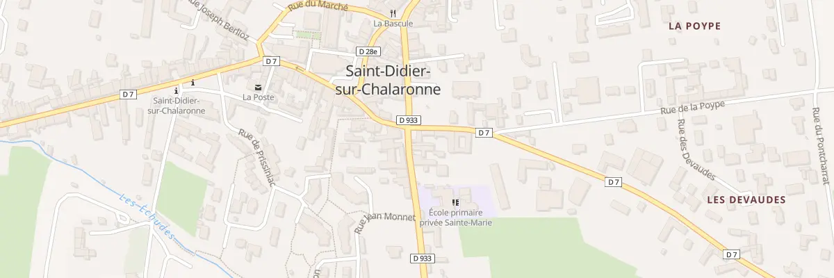 Plan du 731 Rue de la Libération à Saint-Didier-sur-Chalaronne