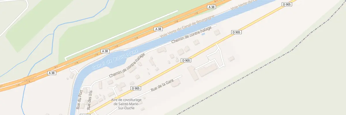 Plan du 1087 Rue de Bourgogne à Sainte-Marie-sur-Ouche