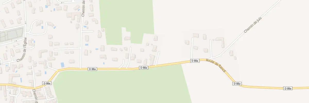 Plan du 247 Rte de Rance à Misérieux