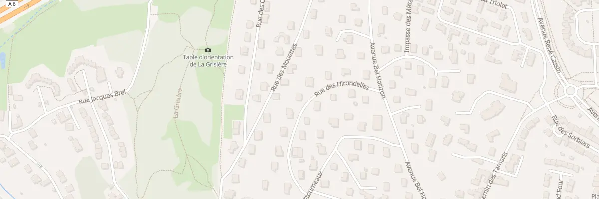 Plan du 10 Rue des Hirondelles à Mâcon