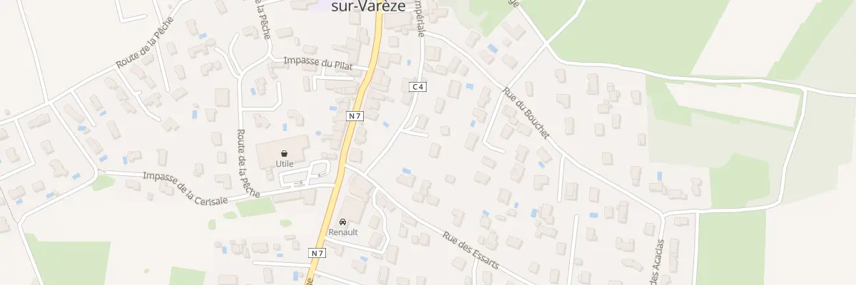 Plan du 839 Rte Impériale à Auberives-sur-Varèze
