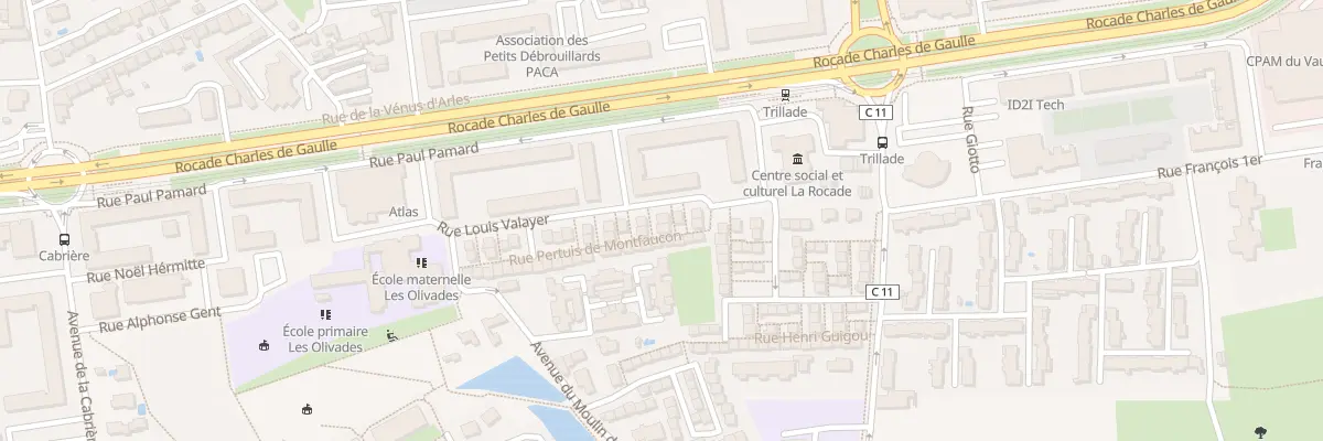 Plan du 36 Rue Louis Valayer à Avignon