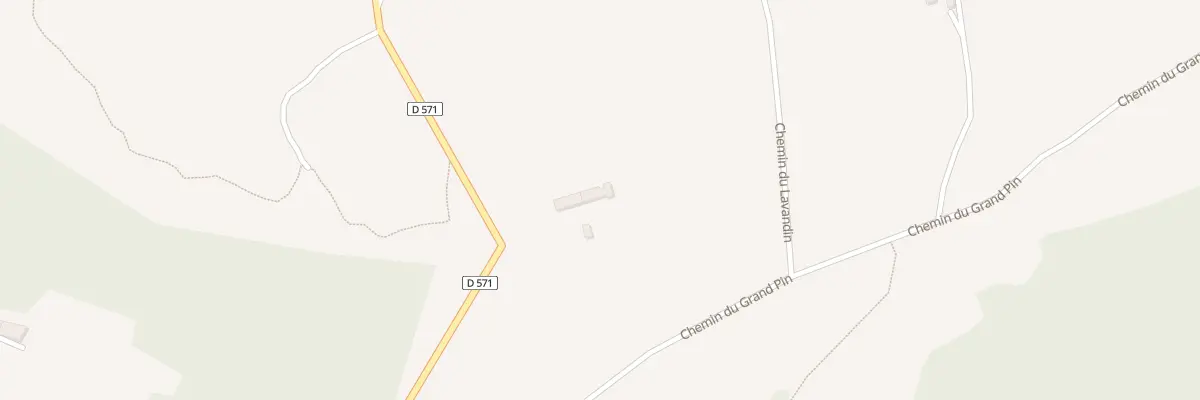Plan du 1258 Rte du Plateau à Clansayes