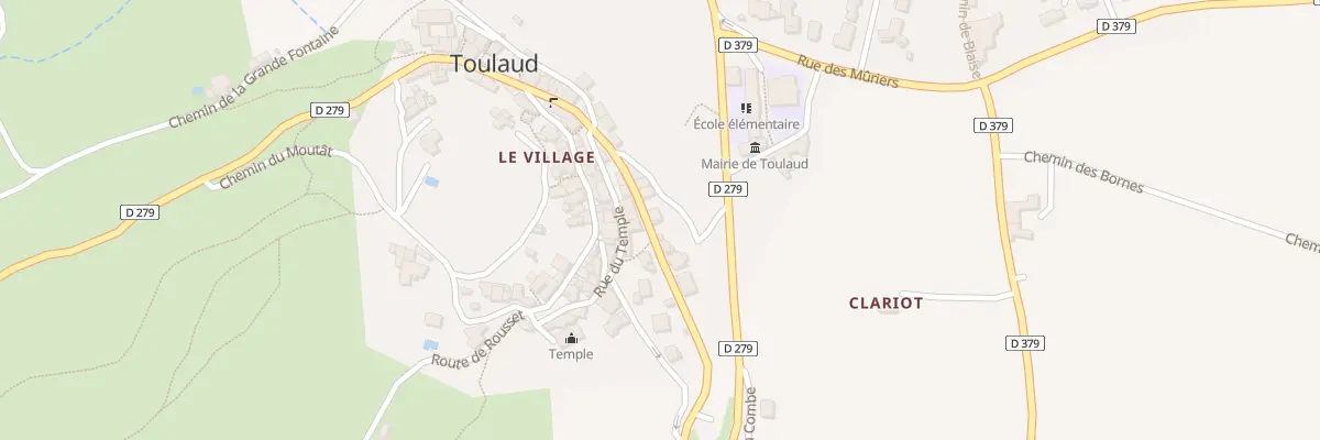 Plan du 540 Rue du Moulin de l’Aure à Toulaud
