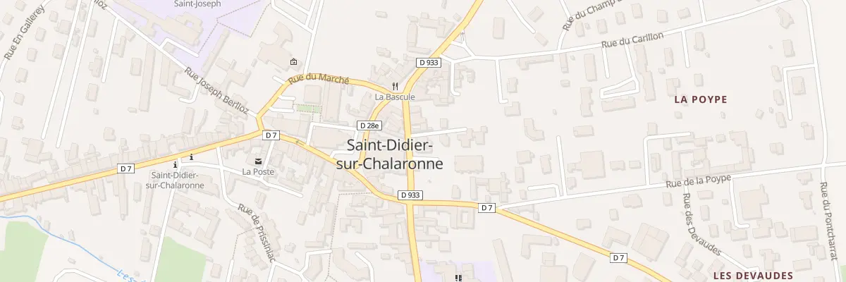 Plan du 651 Rue de la Libération à Saint-Didier-sur-Chalaronne