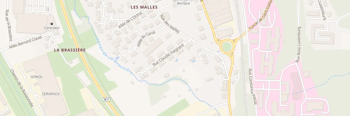 Plan du 69 Rue Claudie Haigneré à Saint-Vallier