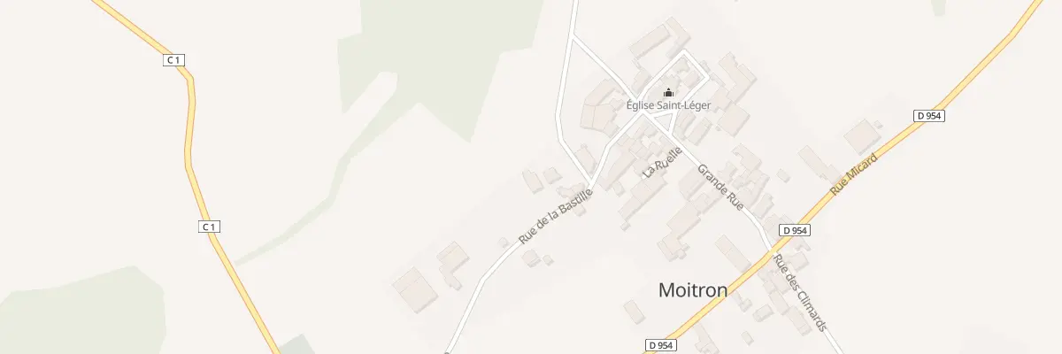 Plan du 8 Rue de la Bastille à Moitron