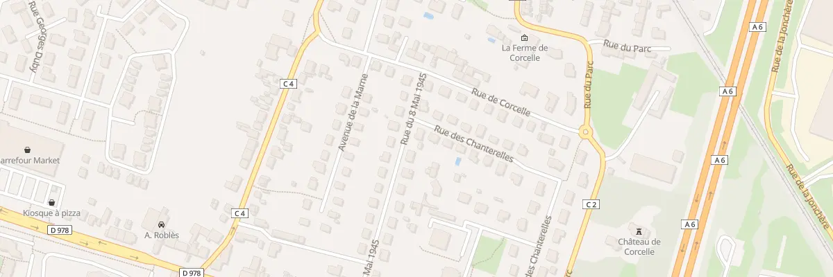 Plan du 14 Rue du 8 Mai 1945 à Châtenoy-le-Royal
