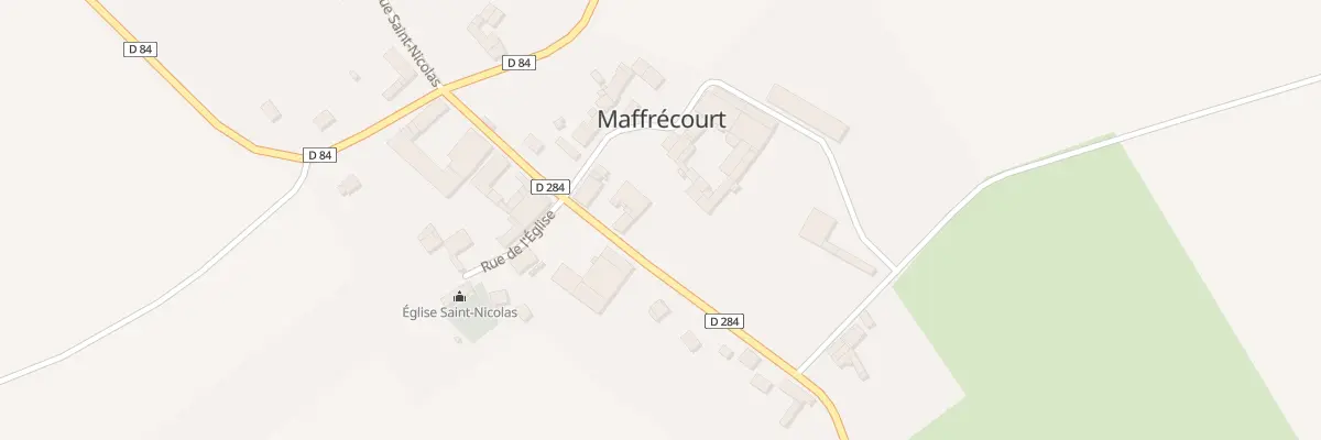 Plan du 5018 Rue Grande Rue à Maffrécourt